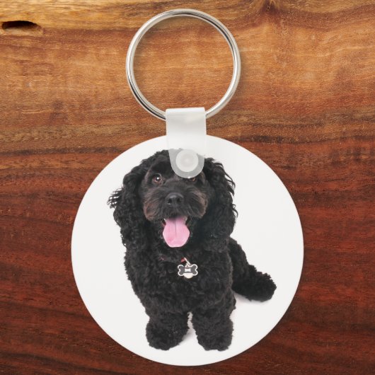 cockerpoodle mix puppy Sleutelhanger (Voorkant)