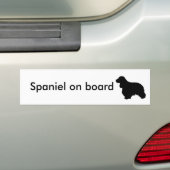 Cockerspaniel Bumpersticker (Op auto)
