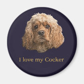 Cockerspaniel Magneet (Voorkant)