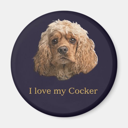 Cockerspaniel Magneet (Voorkant)