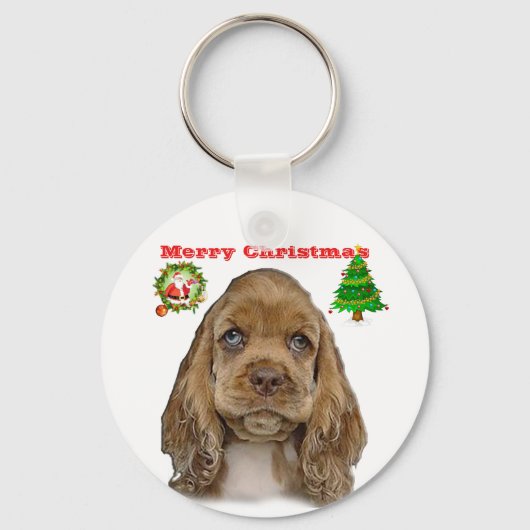 Cockerspaniel Sleutelhanger (Voorkant)