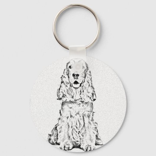 Cockerspaniel Sleutelhanger (Voorkant)