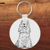 Cockerspaniel Sleutelhanger (Voorkant)
