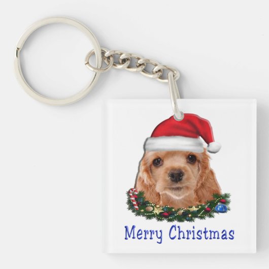 Cockerspaniel-sleutelhanger Sleutelhanger (voorkant)