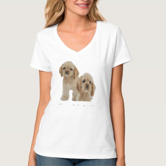 Cockerspaniel t-shirts (Voorkant)