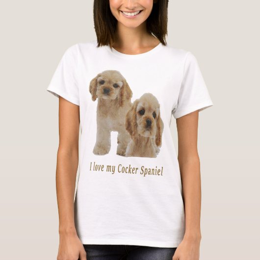 Cockerspaniel t-shirts (Voorkant)