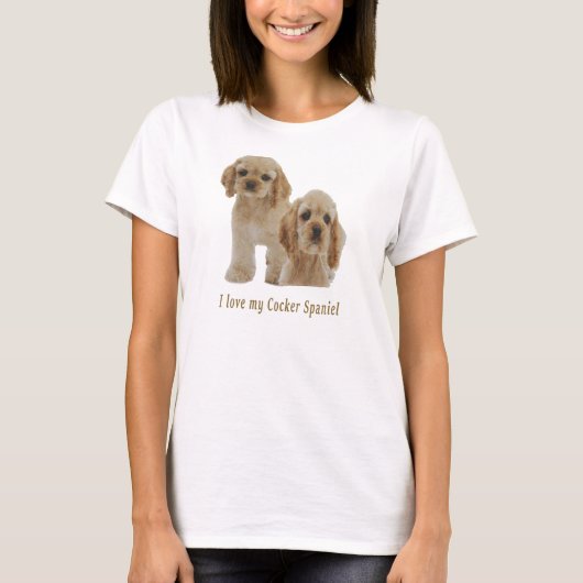 Cockerspaniel t-shirts (Voorkant)