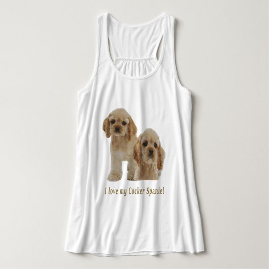 Cockerspaniel Tanktop (Design voorkant)