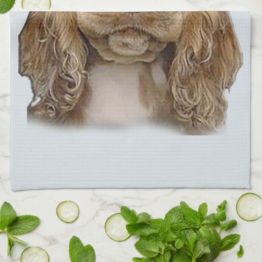 Cockerspaniel Theedoek (Gevouwen)