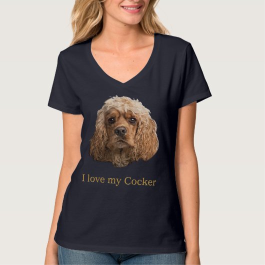 Cockerspanielkleding T-Shirt (Voorkant)
