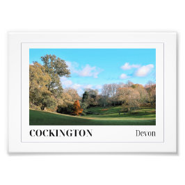 Cockington Country Park, Torquay, Devon Foto Afdruk
