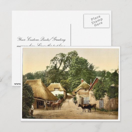 Cockington Forge, Torquay, Engeland klassiek Photo Briefkaart (Voorkant / Achterkant)