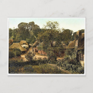Cockington Village, Torquay, Engeland klassieke fo Briefkaart