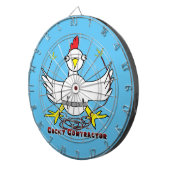 Cockky Contractor Dartbord (Voorkant Rechts)