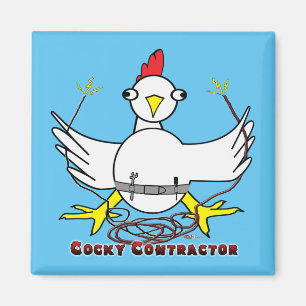 Cockky Contractor Magneet
