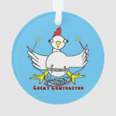 Cockky Contractor Ornament (achterkant)