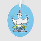 Cockky Contractor Ornament (voorkant)