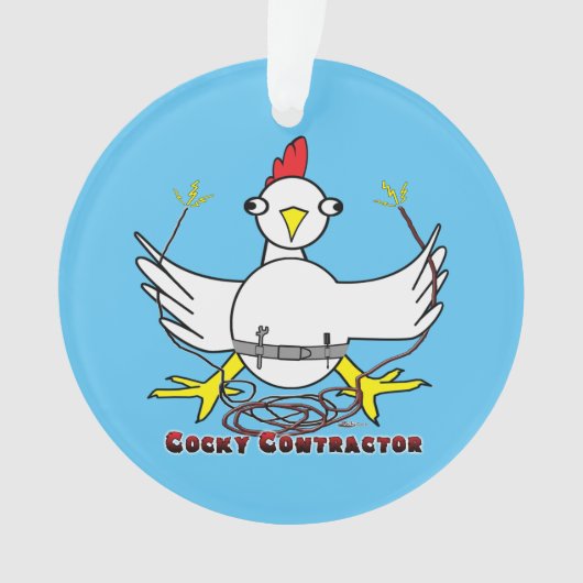 Cockky Contractor Ornament (voorkant)