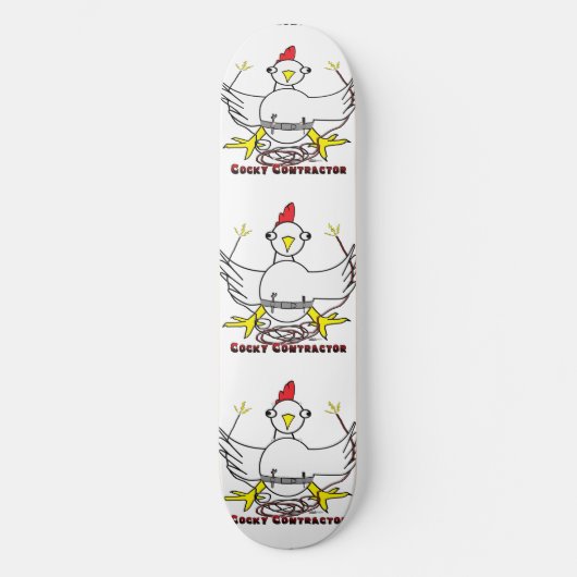 Cockky Contractor Skateboard (Voorkant)