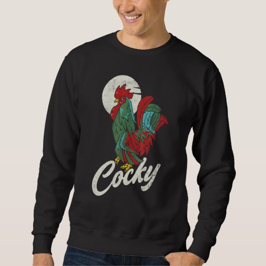 Cockky Rooster voor kippen Trui (Voorkant)