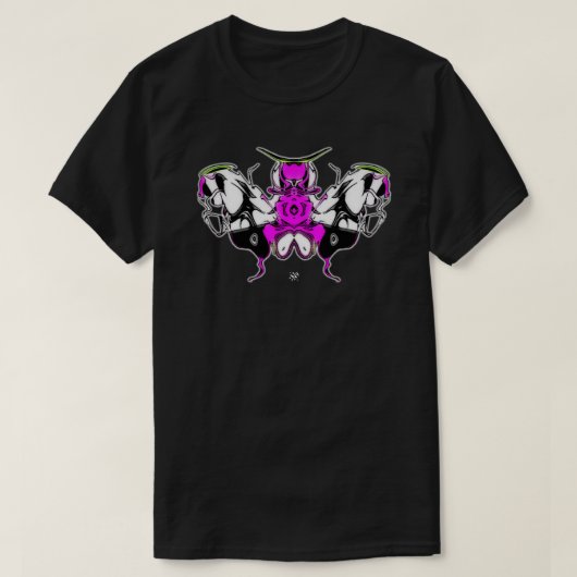 Cockky-vlindermot 2 t-shirt (Design voorkant)