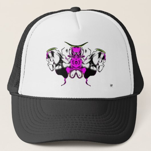 Cockky vlindermot trucker pet (Voorkant)
