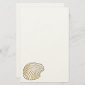 Cockle Shell Stationery Briefpapier (Voorkant / Achterkant)