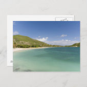Cockleshel Bay, zuidoosten schiereiland, St Kitts, Briefkaart (Voorkant / Achterkant)