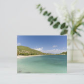 Cockleshel Bay, zuidoosten schiereiland, St Kitts, Briefkaart (Staand voorkant)