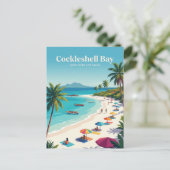 Cockleshell Bay Saint Kitts en Nevis Briefkaart (Staand voorkant)