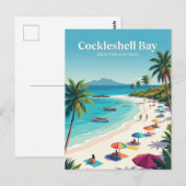 Cockleshell Bay Saint Kitts en Nevis Briefkaart (Voorkant / Achterkant)