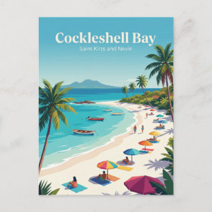 Cockleshell Bay Saint Kitts en Nevis Briefkaart