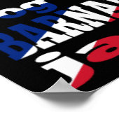 Cockney Rhyming slang op zwarte Uniefoto Poster (Hoek)