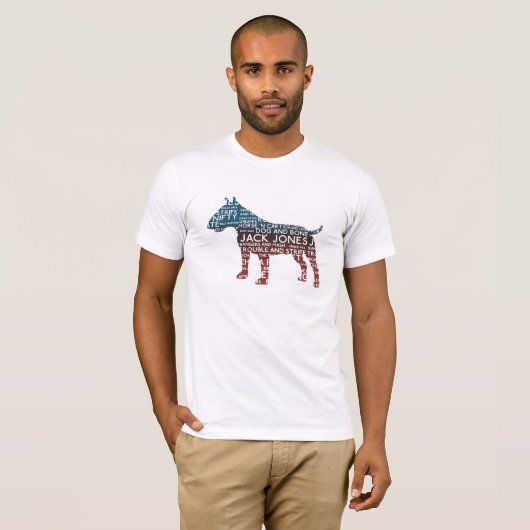 Cockney Slang Bull Terrier TShirt (Voorkant volledig)