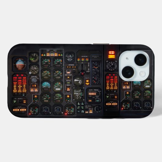 Cockpit Case-Mate iPhone Case (Achterkant (horizontaal))
