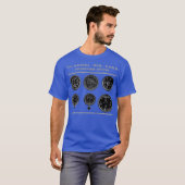 Cockpit Instruments Six Pack Spitfire vliegtuig WW T-shirt (Voorkant volledig)