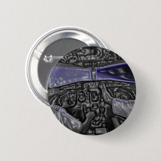 Cockpit Ronde Button 5,7 Cm (Voorkant /achterkant)