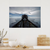 Cockpit Selfie Poster (Keuken)