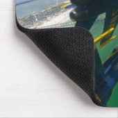 Cockpit Uitzicht Mousepad Muismat (Hoek)