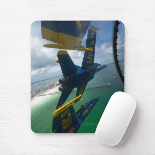 Cockpit Uitzicht Mousepad Muismat (Met muis)