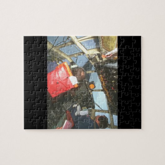 Cockpit van C-130 Hercules_Militair Vliegtuig Legpuzzel (Horizontaal)