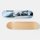 Cockpit van een modern vuurvliegtuig persoonlijk skateboard (Horizontaal)