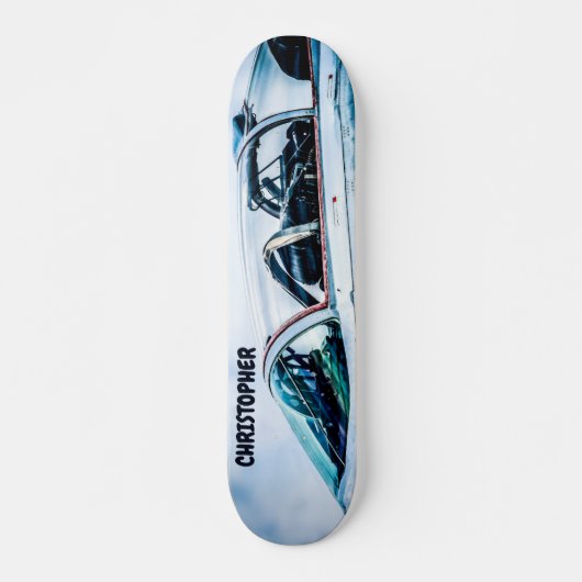 Cockpit van een modern vuurvliegtuig persoonlijk skateboard (Voorkant)