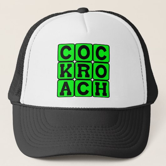 Cockroach, bepaalde insecten trucker pet (Voorkant)