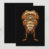 Cockroach Costume Halloween Easy Cosplay Kaart (Voorkant / Achterkant)