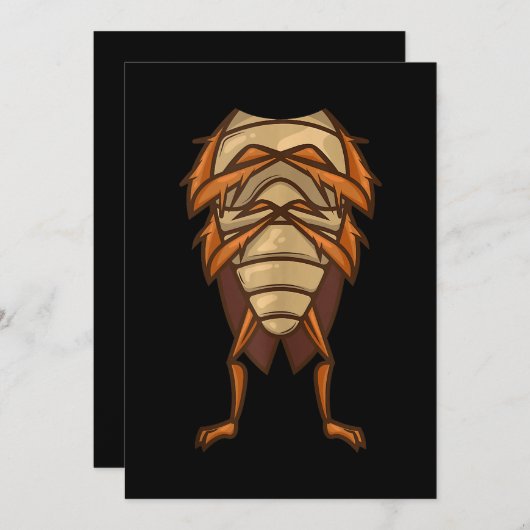 Cockroach Costume Halloween Easy Cosplay Kaart (Voorkant / Achterkant)