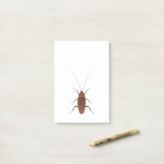 Cockroach Insect Post-it® Notes (Op bureau)