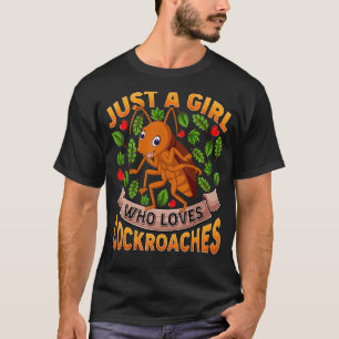 Cockroach is gewoon een meisje dat van Cockroaches T-shirt