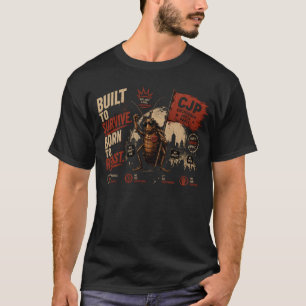 Cockroach Janta Party - Gebouwd om te Overleven Gr T-shirt