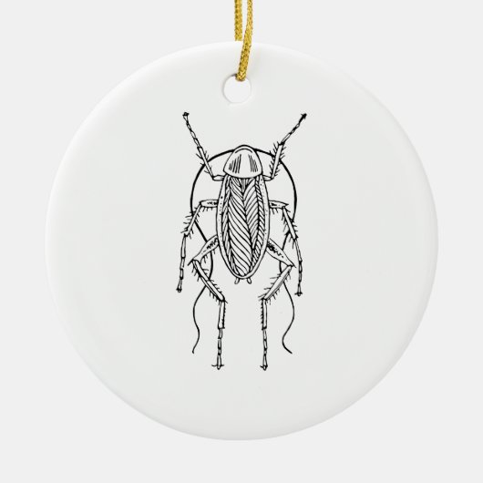 Cockroach Keramisch Ornament (Voorkant)